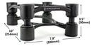 IsoAcoustics Aperta 200 Isolation Speaker Stands with Tilt Adjustment