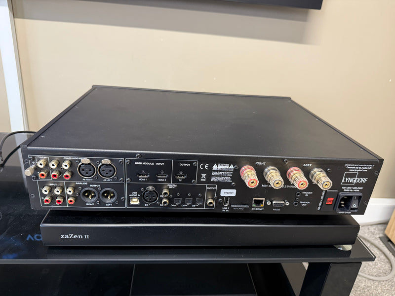 Ex-Demo Lyngdorf TDAI-3400 Integrated Amplifier with HDMI and Analogue Board