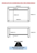 Atacama Elite Eco 24 Reference Vinyl Storage Single Shelf Module