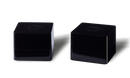 Two black square boxes with a REL logo on top