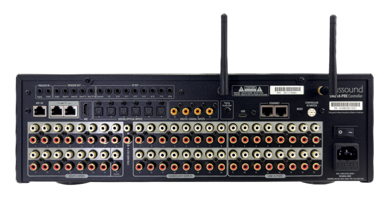 Russound SMZ16-PRE 16x16 Matrix Pre-Amplifier with Built-in Streamer