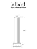 Solidsteel NS-7 Speaker Stands