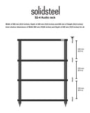 Solidsteel S2-4 HiFi Rack