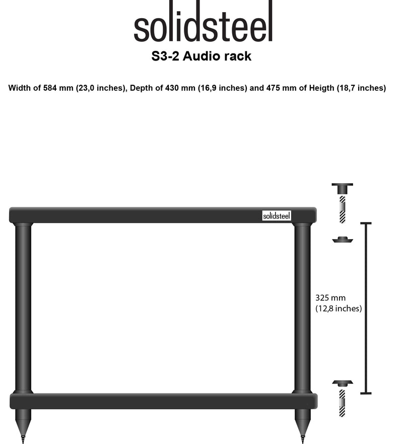 Solidsteel S3-2 HiFi Rack