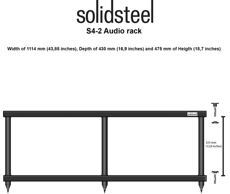 Solidsteel S4-2 AV Rack