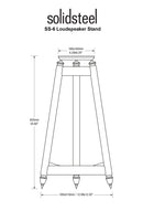 Solidsteel SS-6 Speaker Stands
