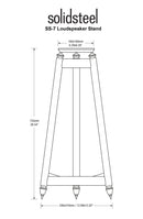 Solidsteel SS-7 Speaker Stands