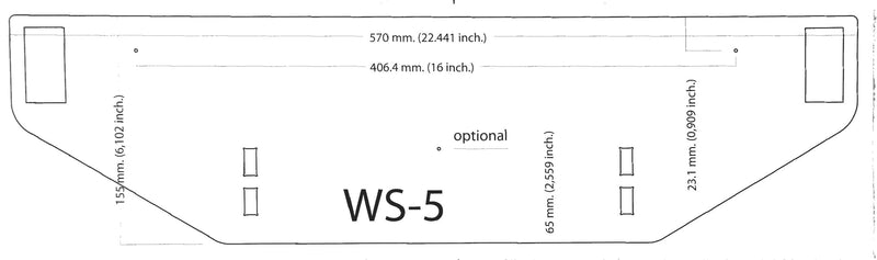 Solidsteel WS-5 Turntable Wall Shelf