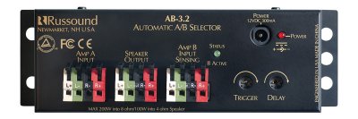 Russound AB-3.2 Signal Sensing Automatic Speaker/Amplifier Selector in Black